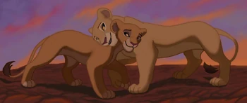 Prinzessin Kiara und Königin Nala