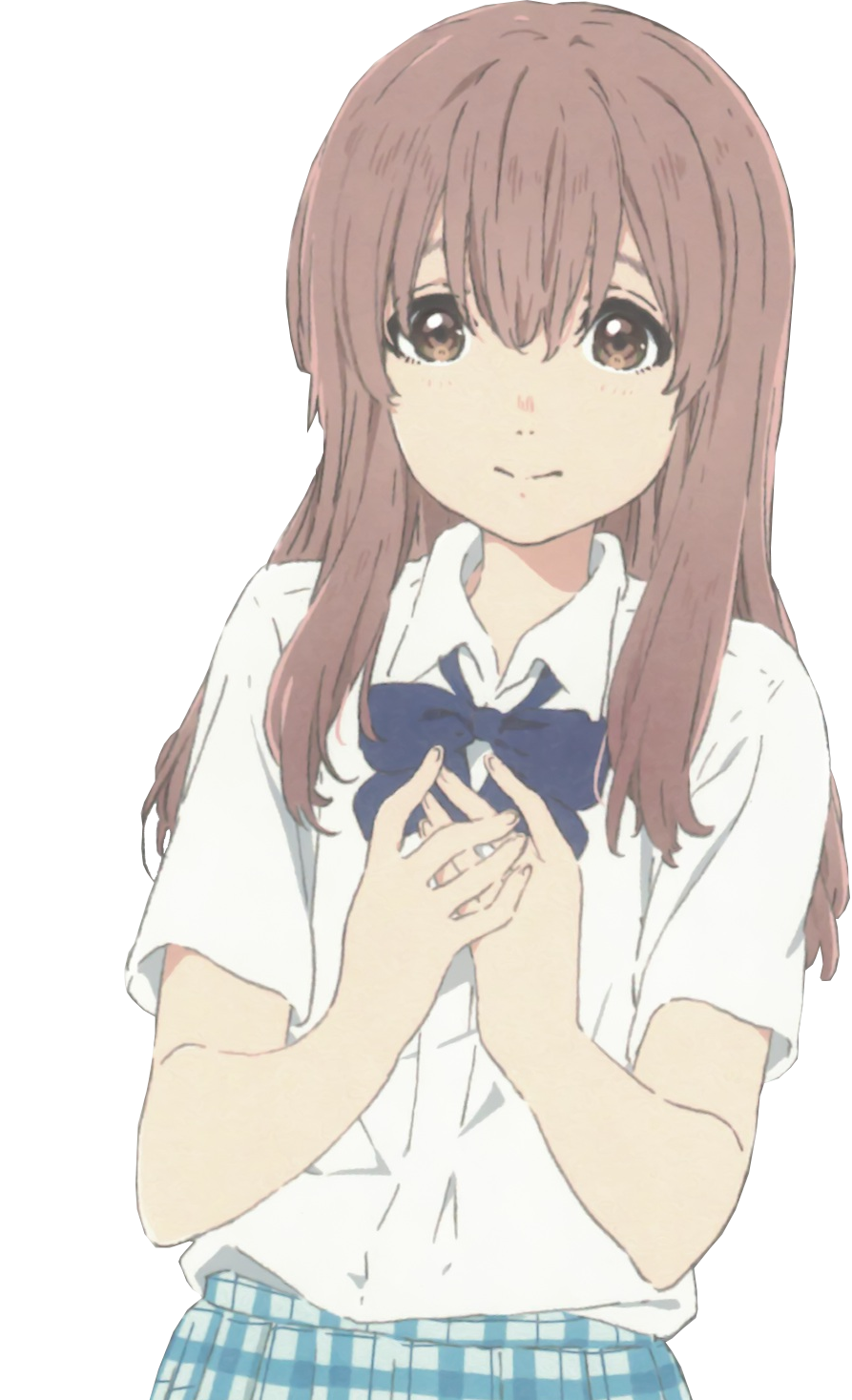 Shouko Smiling Eyes Closed