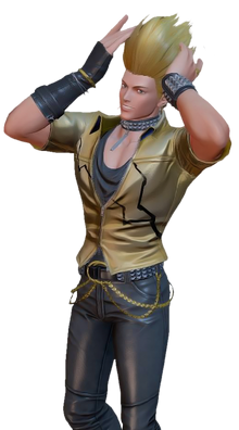 Benimaru-pose de victoria KOF XIV.png