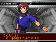 Pose de victoria en KOF 2002 UM