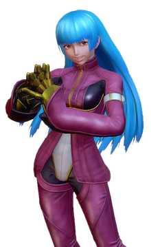 Kula Diamond pose de victoria KOF XIV