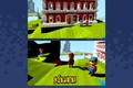 The plumber-like avatars. The picture, taken from an internal test, also features an early logo (similar to the final one), shadows and a depth-of-field effect.