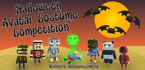 Banner Announcement of the Halloween Avatar Costume Competition Winners
