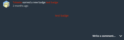 Test Badge created by 