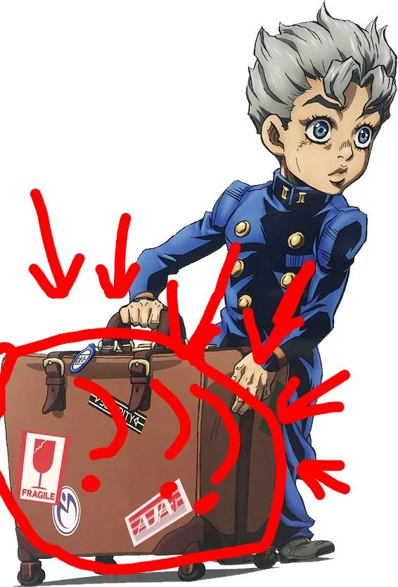 Koichi's Luggage Koichi Pose Wiki Fandom