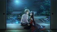 Kuon spends the evening with her lover, Kensuke