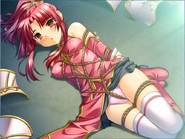 Kousonsan caught and bound in Shin Koihime†Musou