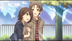 Screenshot of Kokoro Connect: Yochi Random (PSP, 2012) - MobyGames