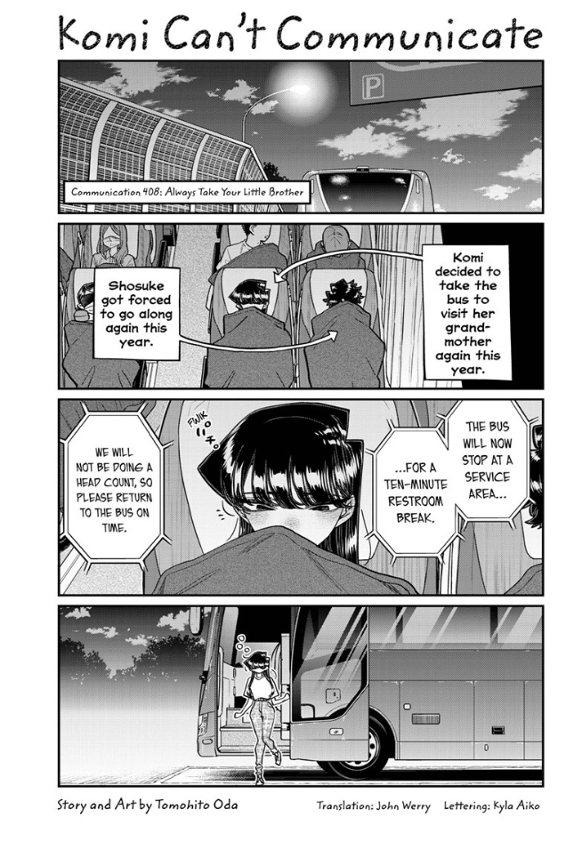komi-san chapter 408 - English Scans