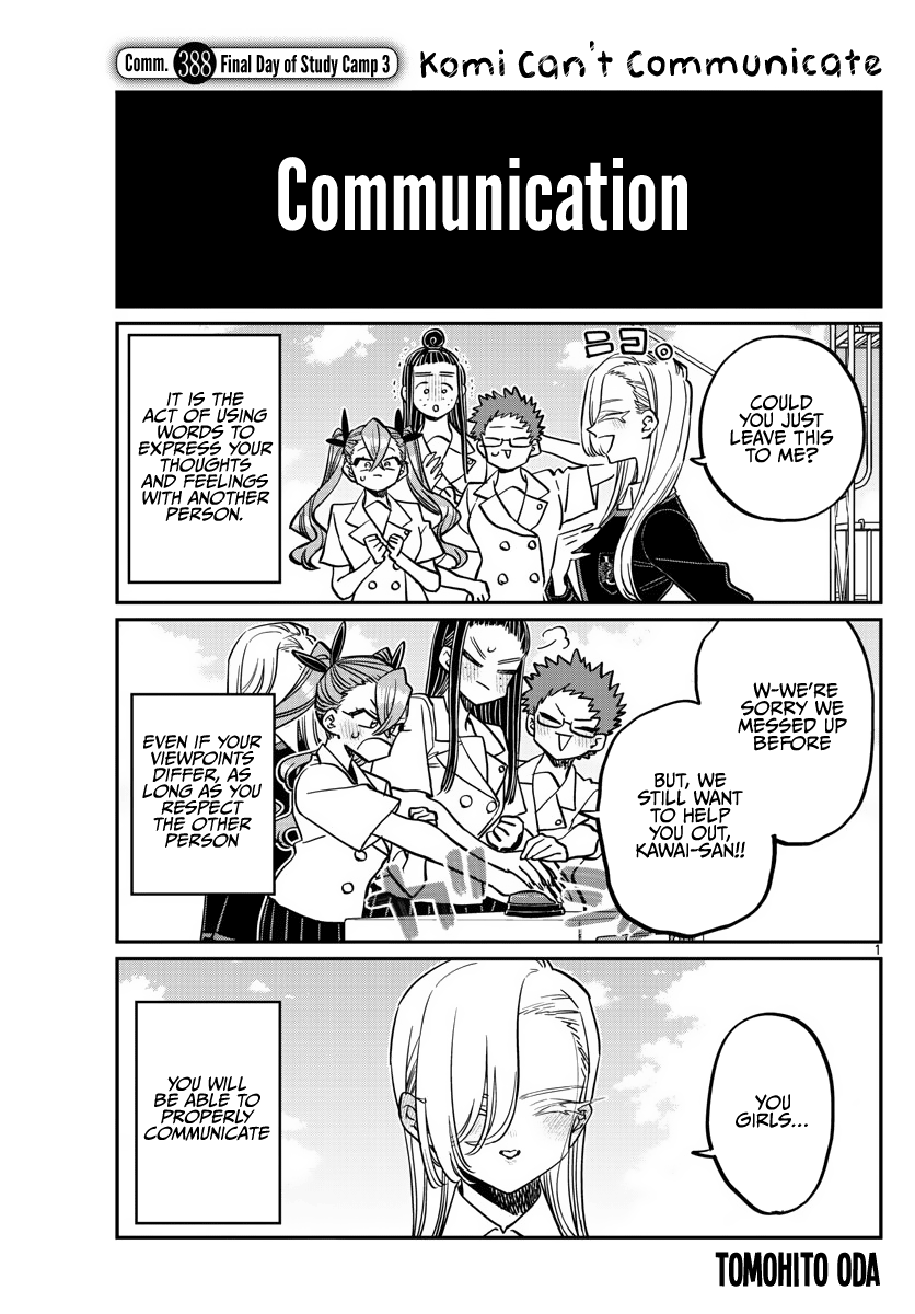 Chapter 433, Komi-san wa Komyushou Desu Wiki