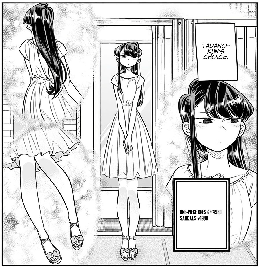 The way Komi adresses and communicates with Tadano in such a