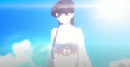 Shouko in her swimsuit.