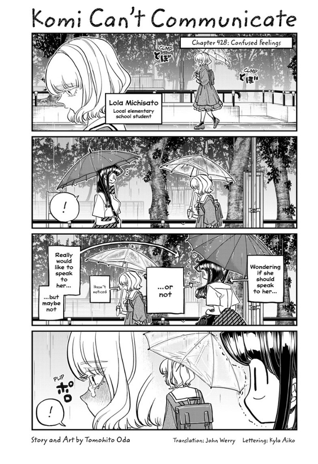 Chapter 406, Komi-san wa Komyushou Desu Wiki