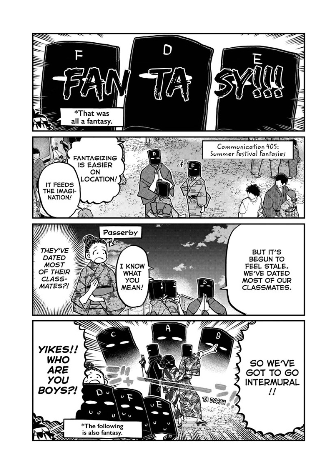 Chapter 406, Komi-san wa Komyushou Desu Wiki