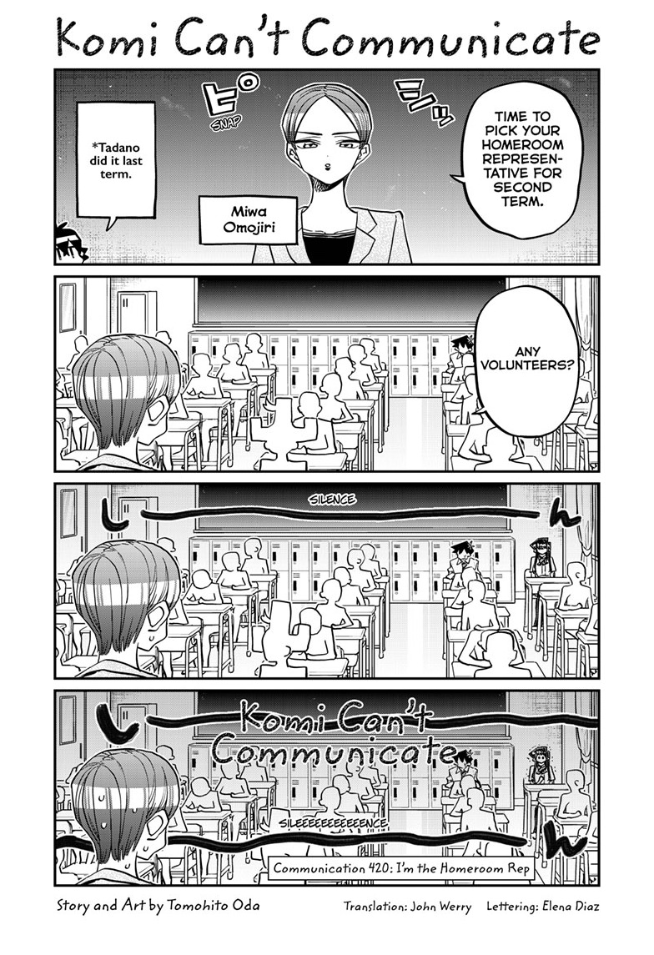 Chapter 419, Komi-san wa Komyushou Desu Wiki