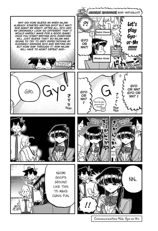 Chapter 466 | Komi-san wa Komyushou Desu Wiki | Fandom