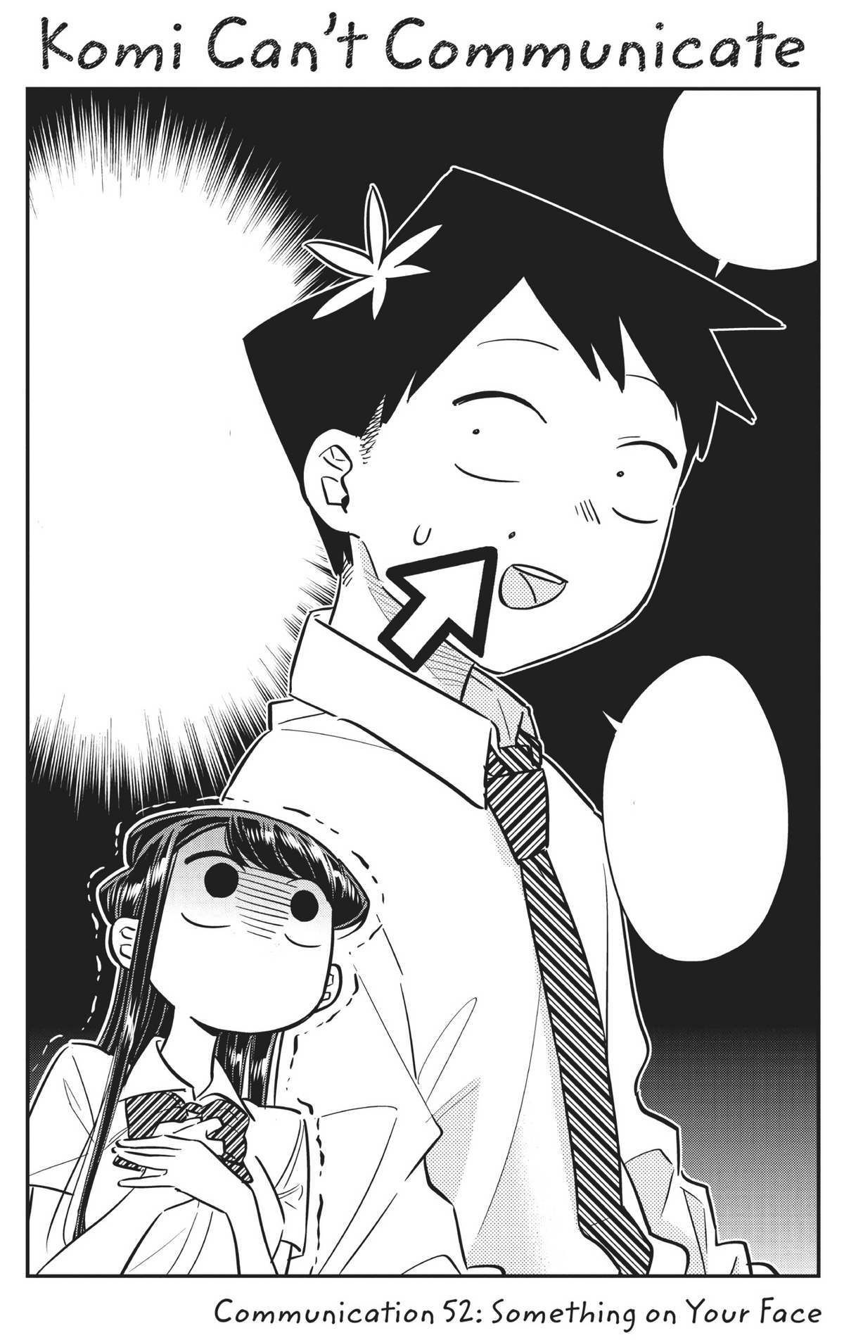 There's just something wholesome about this moment (Komi San can't  communicate)