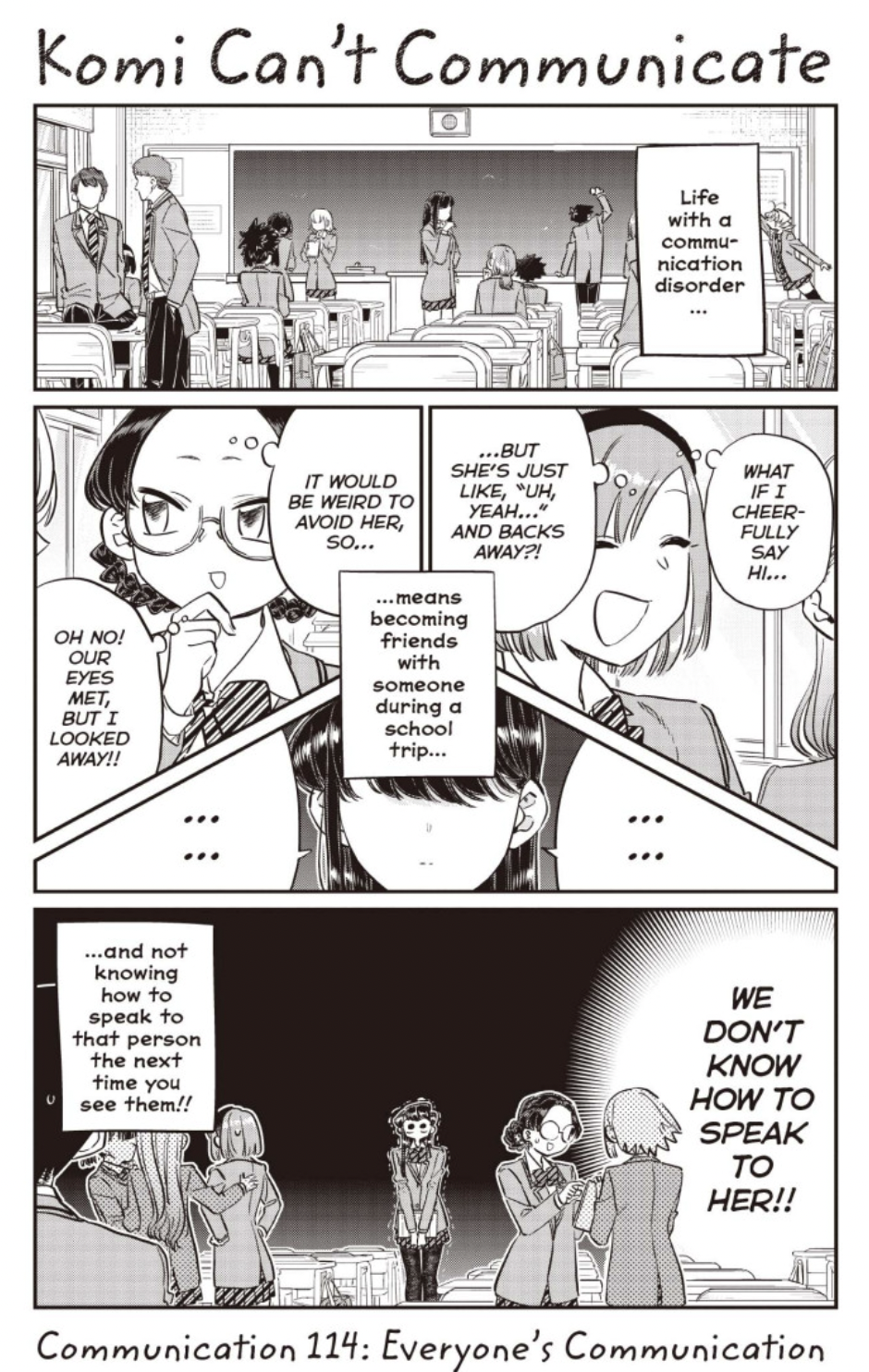 Chapter 384, Komi-san wa Komyushou Desu Wiki