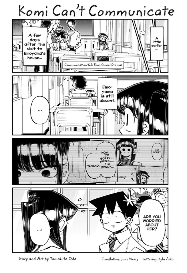 Komi Can't Communicate, Chapter 422 - Komi Can't Communicate Manga Online