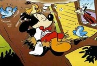 Ο Γκούφυ εκτοξεύει κατά λάθος τον Μίκυ στο δέντρο