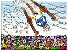 Οι πύραυλοι του βγάζουν τον Ντόναλντ εκτός ελέγχου...