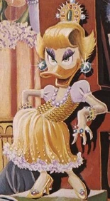 Η Γκόλντυ από ελαιογραφία του Καρλ Μπαρκς