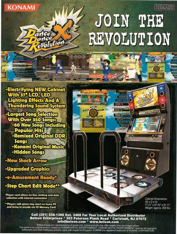 DanceDanceRevolution X (Arcade version) | Konami Music Video Game 