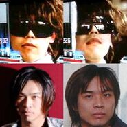 Comparison photos of Tatsh and Mitsuru.