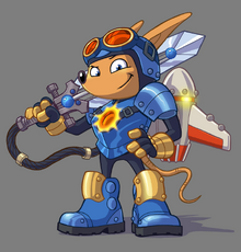 Sparkster (Rocket Knight Artwork 01)