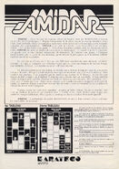 French arcade flyer (back)