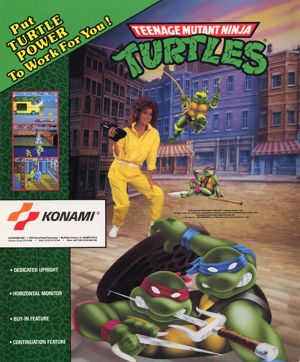 TEENAGE MUTANT NINJA TURTLES NINTENDO FAMICOM (FC) NTSC-JAPAN