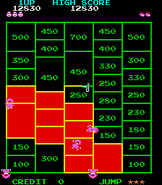 Even number stage gameplay.