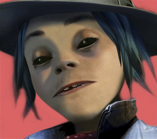 the gorillaz 2d real person