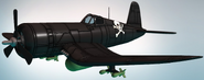 Fighter plane render from the fan-made Rhinestone Eyes video by Richard Van As.