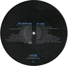 Feel Good Inc. picture disc B-side