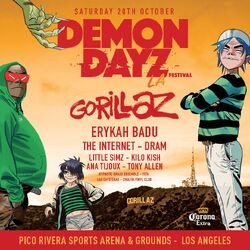 Demon Dayz Festival LA | Gorillaz Wiki | Fandom