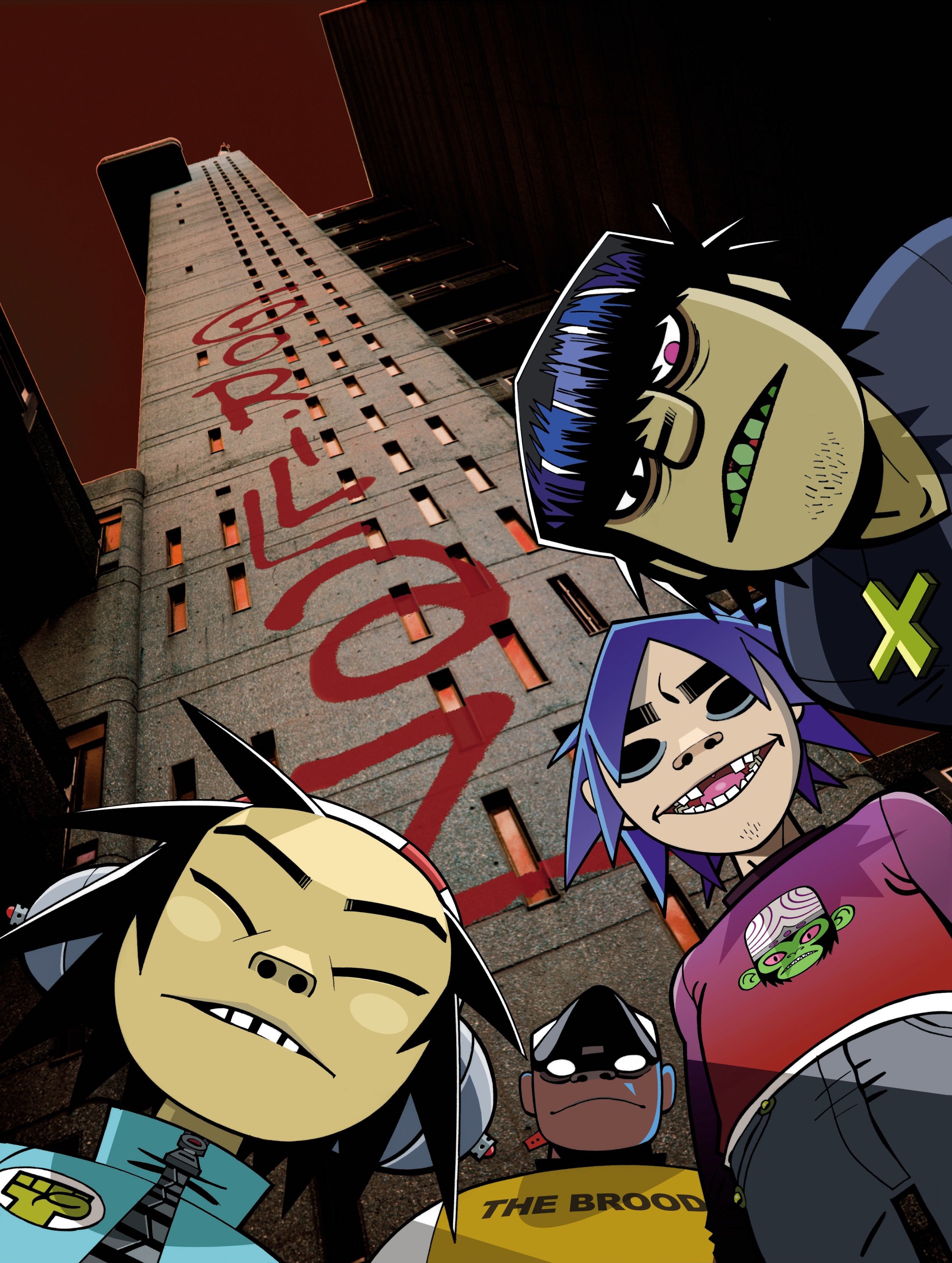 1145836 illustration, anime, cartoon, Jamie Hewlett, Noodle, Gorillaz,  Murdoc Niccals, comics, Person, 2 D, Russel Hobbs, comic book - Rare  Gallery HD Wallpapers