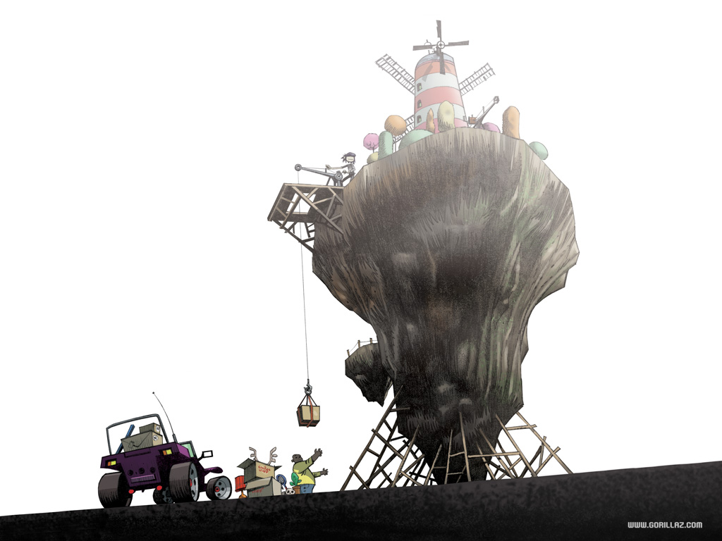 Flying Windmill Island Gorillaz Wiki Fandom Flying Windmill Island Gorillaz Wiki Fandom