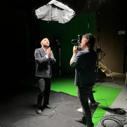 Behind-the-scenes photo, shared via IDLES' Instagram page
