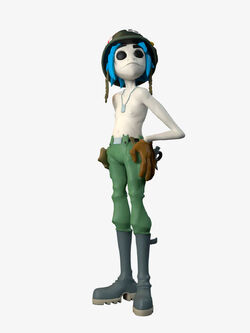 Gorillaz フィギュア super plastic Superplastic Gorillaz 2D Vinyl Action Figure w/ Original