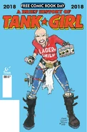The front cover of "A Brief History of Tank Girl".