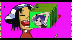 Fan art of  by Glowrillaz, which is featured for a split second in the interlude.