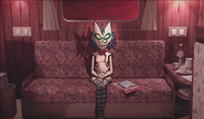 Noodle in a cabin inside of the ship.