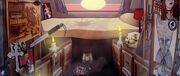 Murdoc's bedroom in Phase 2.