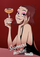 Noodle with her Sayonara Martini
