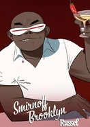 Russel with his Smirnoff Brooklyn