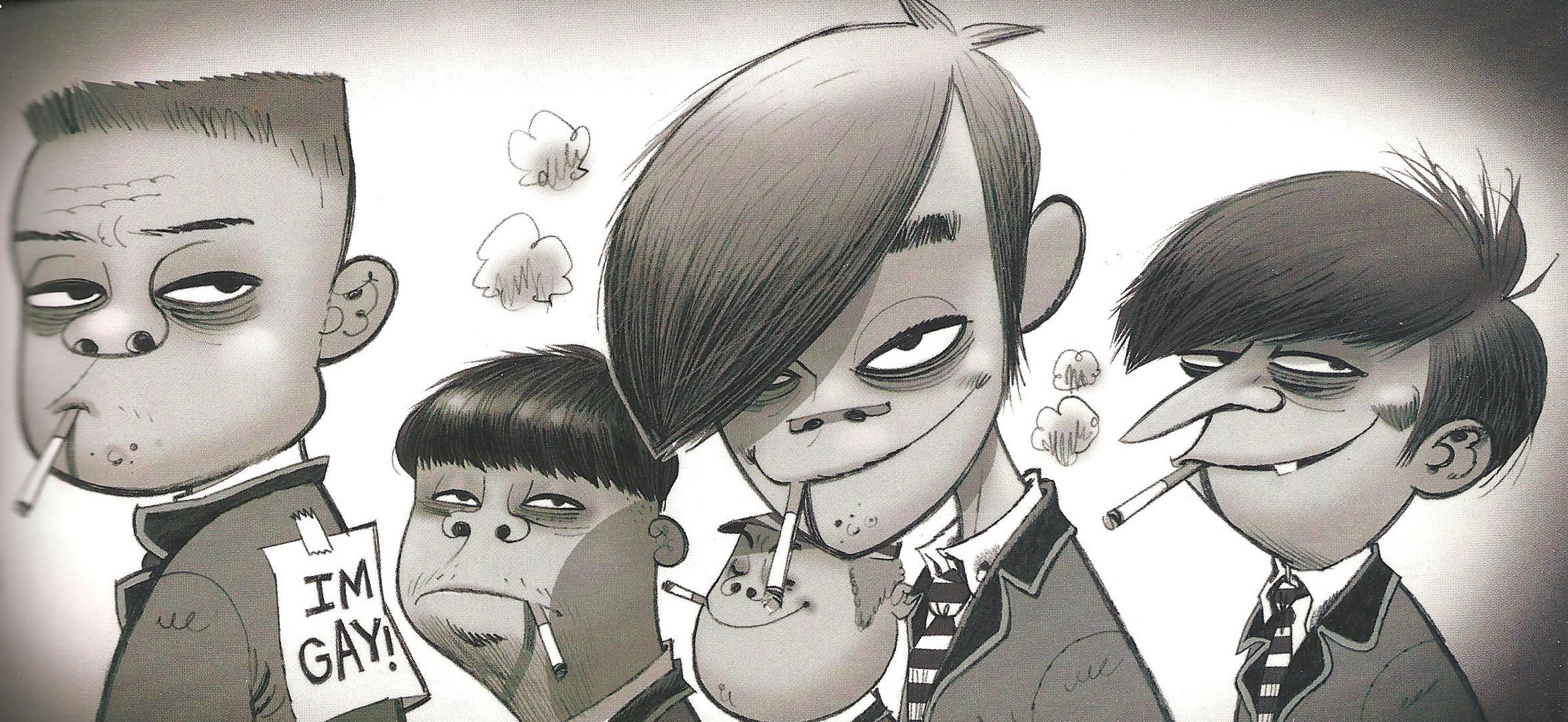 2d gorillaz что с глазами