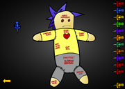 The voodoo doll of 2-D.