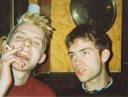 Jamie Hewlett and Damon Albarn of the 90s