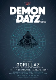 Promotional poster for the Demon Dayz Festival